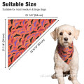 Bandanas de cachorro triangle bibs lenço de estimação de abóbora